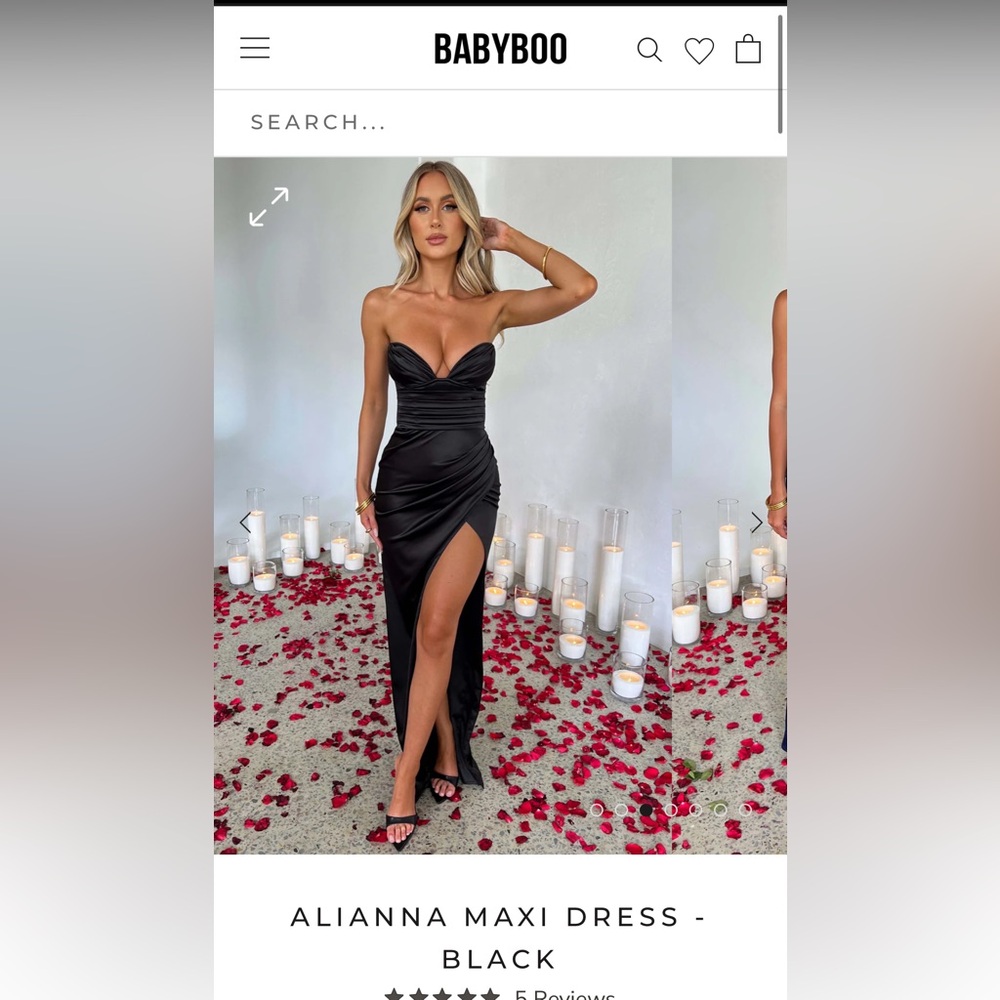 Babyboo Aliana Maxi dress (xs) black